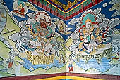 Ladakh - Hemis gompa, mural paintings 